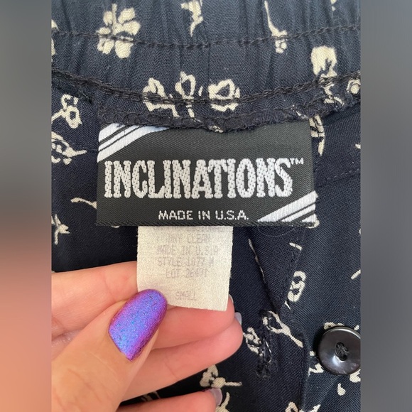 Vintage Inclinations floral cottage boho button skirt | S - Picture 7 of 8